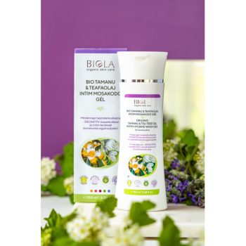   Biola Bio Tamanu & teafaolaj intim mosakodó gél - 150 ml (kifutó)
