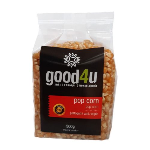 GOOD4U popcorn, pattogtatni való kukorica - 500 g