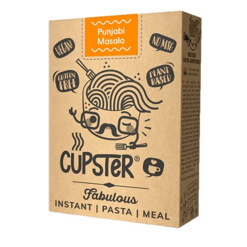 Cupster Instant Tészta - Pasta Punjabi Masala, 87 g