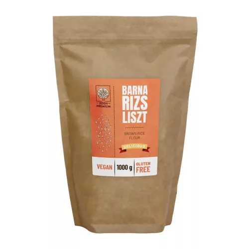 Éden Prémium Barna Rizsliszt - 1000 g (gluténmentes)
