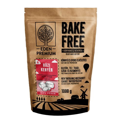 Éden Prémium Bake-Free Házi kenyér lisztkeverék - 1000 g (gluténmentes)