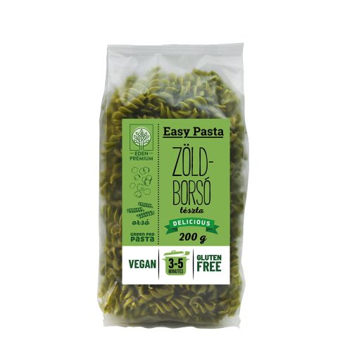 Éden Prémium Easy Pasta Zöldborsó tészta orsó - 200 g (gluténmentes)