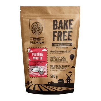   Éden Prémium Bake-Free Piskóta-Muffin lisztkeverék - 500 g (gluténmentes)