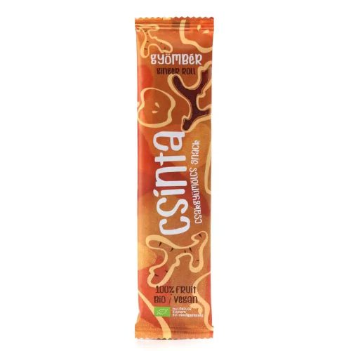 Csinta Gyömbér gyümölcsszelet - bio, 12 g (kifutó)
