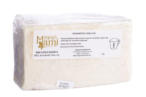 Shea vaj tömb - finomított, bio - 500 g