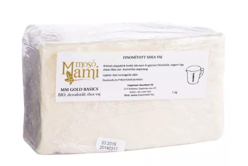 MM Gold Natur Bio Sheavaj tömb, finomított - 500 g