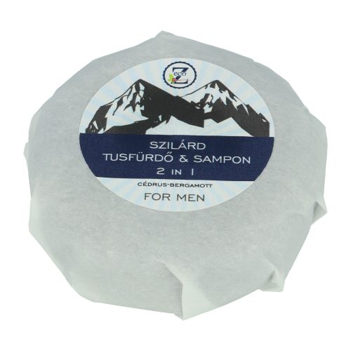 Eco-Z Szilárd 2in1 Tusfürdő & Sampon tömb FOR MEN - 85 g