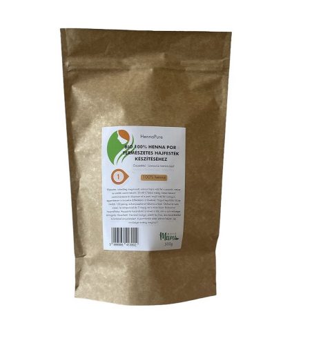 HennaPure 100% henna hajfestő por, bio - 500g