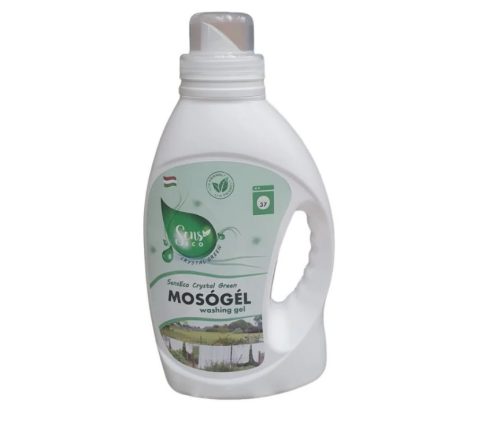SensEco CrystalGreen mosógél - illatanyagmentes - 1500 ml (37 mosás) (kifutó)