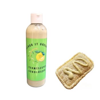   Scrub It Green! Természetes súrolószer, súrolókrém - teafa-citrom, 250 ml