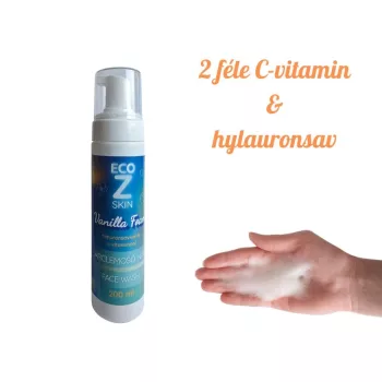   Eco-Z Skin Vanilla Foam arclemosó hab, arctisztító - 200 ml