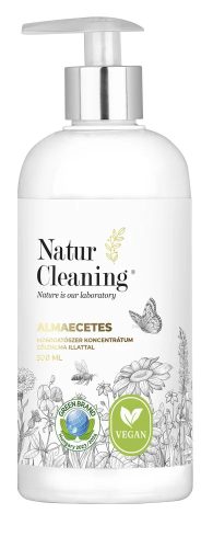 Naturcleaning Mosogatószer koncentrátum - Almaecetes, zöldalma illattal - 500 ml, pumpás