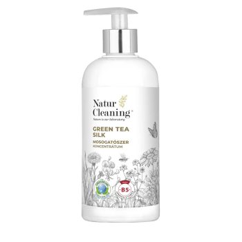   Naturcleaning Mosogatószer koncentrátum - Green Tea Silk - 500 ml, pumpás