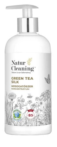 Naturcleaning Mosogatószer koncentrátum - Green Tea Silk - 500 ml, pumpás
