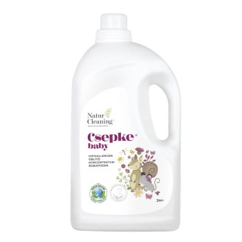  Csepke Baby hipoallergén öblítő koncentrátum - Babapúder 3m+, 4 liter (200 mosás)