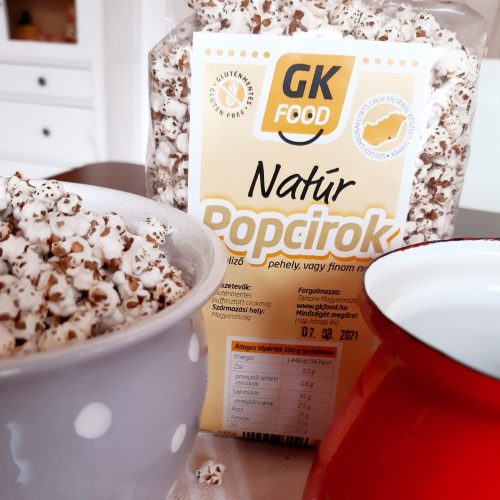GK Food Gluténmentes popcirok - natúr, 50 g