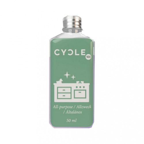 CYCLE általános felülettisztító 10X koncentrátum - levendula és menta illattal, 50 ml