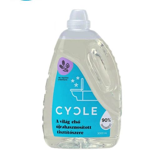 CYCLE WC-tisztító gél - levendula-menta illattal - 3 liter (utántöltő)