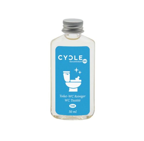 CYCLE WC tisztító hab 10X koncentrátum, levendula és menta illattal - 50 ml