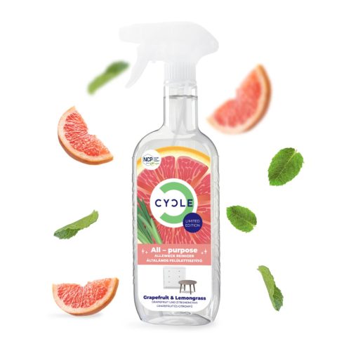 CYCLE általános felülettisztító - grépfrút és citromfű illattal (limitált nyári kiadás) - 500 ml
