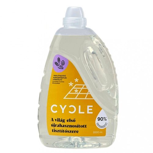 CYCLE Padlótisztító koncentrátum - 3 liter (utántöltő), levendula és menta illattal
