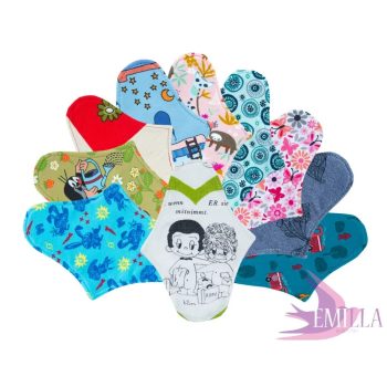 Emilla mosható tisztasági betét  -  Írisz (XS) vékony