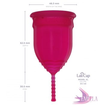 LaliCup intimkehely Wine Emilla edition) - XL