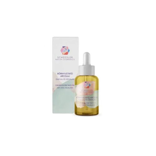 Schüssler Bőrnyugtató arcolaj zabolajjal és szkvalánnal - 30 ml (kifutó)