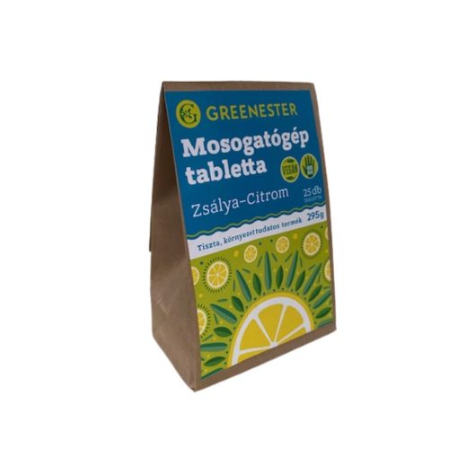 Greenester Öko mosogatógép tabletta - zsálya-citrom, 25 db