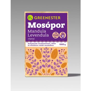 Greenester Öko mosópor - mandula-levendula illattal, 1 kg