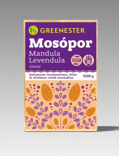Greenester Öko mosópor - mandula-levendula illattal, 1 kg