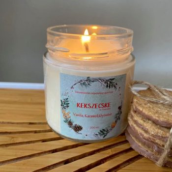   Greenester repceviasz gyertya - "Kekszecske" illat (200 ml)