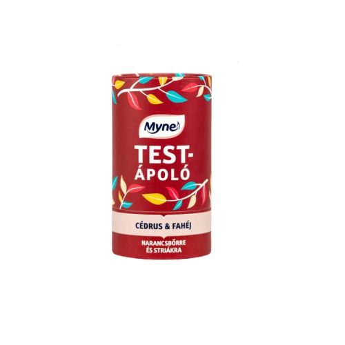 Myne testápoló Kávévajjal és argán olajjal - cédrus & fahéj illattal - 100 g