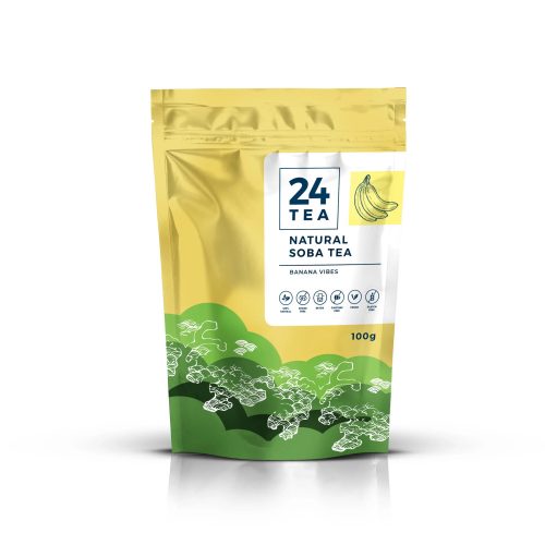 24tea Banana Vibes Soba Tea - banános hajdina tea, 100 g