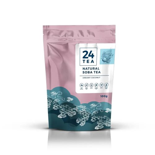 24tea Dreamy Coconut Soba Tea - kókuszos hajdina tea, 100 g