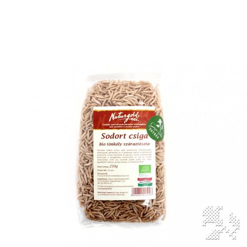Naturgold Bio tönköly száraztészta - sodort csiga - 250 g