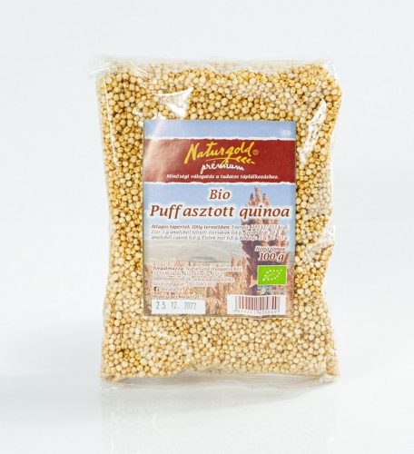Naturgold Bio puffasztott quinoa - natúr, 100 g