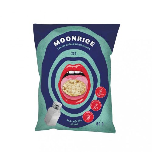 Moonrice sós rizs chips - 60 g (gluténmentes)
