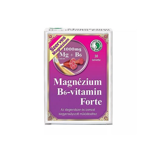 Dr. Chen Patika Szerves magnézium + B6-vitamin Forte tabletta - 30 db