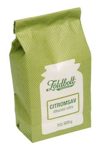 Zöldbolt Citromsav étkezési célra - 500 g