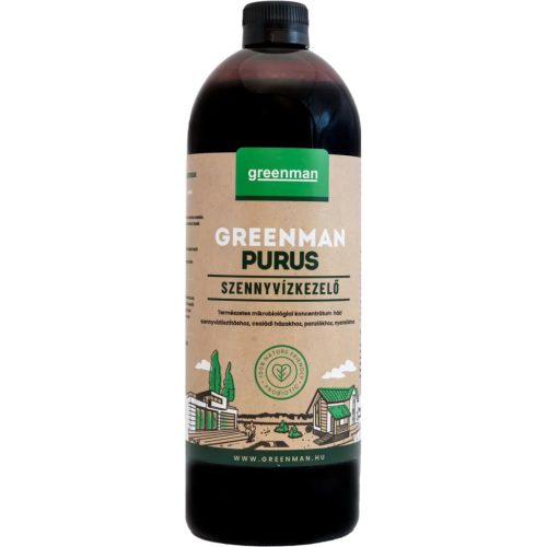 Greenman Purus - szennyvíz- és hulladékkezelő készítmény - 1 L