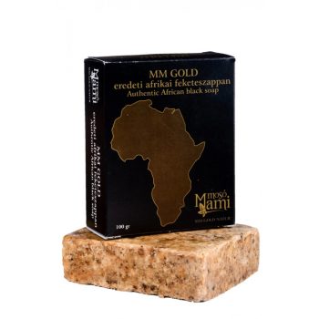 MM Gold Natur Afrikai fekete szappan - 100 g