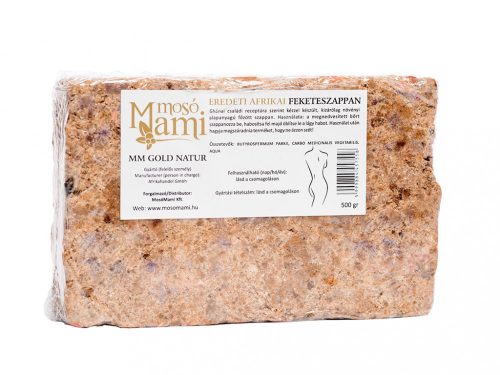 MM Gold Natur Afrikai fekete szappan - 500 g