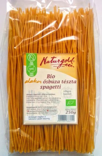 Naturgold Bio alakor spagetti száraztészta - 250 g