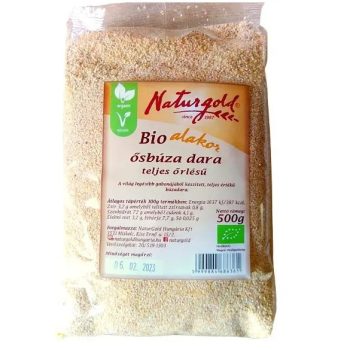   Naturgold Bio alakor ősbúza dara - teljes kiőrlésű - 500 g