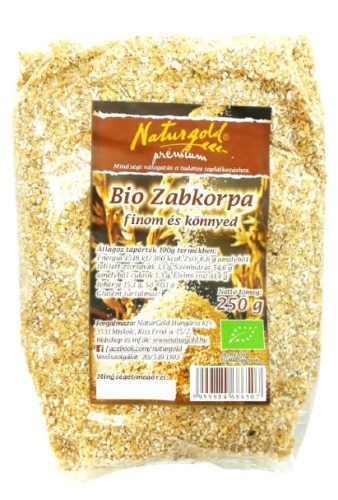 Naturgold Bio zabkorpa - finom és könnyed, 250 g