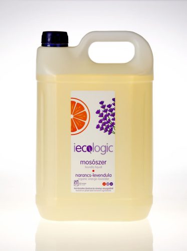 iecologic folyékony mosószer - narancs és levendula illattal - 5 liter