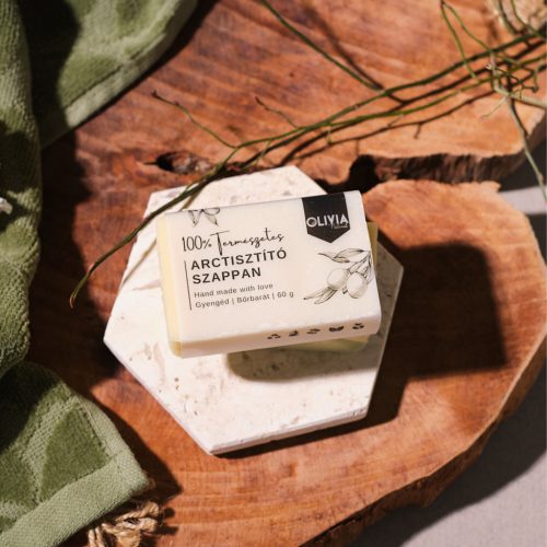 Olivia Arctisztító sheavajas szappan - illatmentes - 60 g