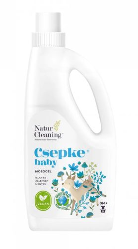 Csepke Baby mosógél 0+ illat és allergénmentes - 1 liter (20 mosás)