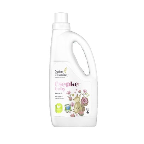 Csepke Baby mosógél 3m+ babapúder illattal - 1 liter (14 mosás)